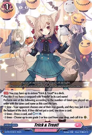 Trick & Treat! (D-PR/916EN), D Promo Cards — Vanguard card price