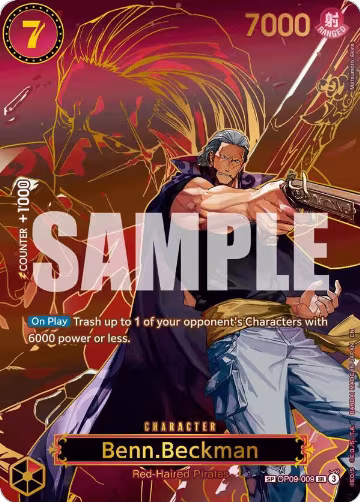 Benn.Beckman (SP) (OP09-009), Carrying On His Will — One Piece card price
