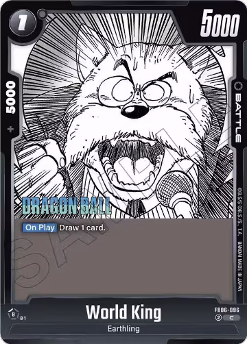 World King (FB06-096), Manga Booster 02 — DB Fusion card price