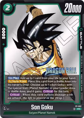 Son Goku - FP-062 (FP-062), Fusion World Promotion Cards and Packs — DB Fusion card price