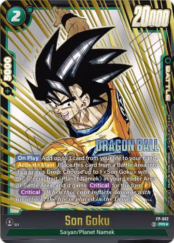 Son Goku - FP-062 (Release Event Winner) (FP-062), Fusion World Promotion Cards and Packs — DB Fusion card price