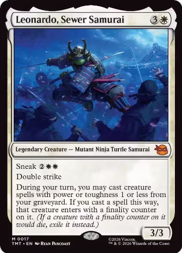 Leonardo, Sewer Samurai (17), Teenage Mutant Ninja Turtles — Magic card price