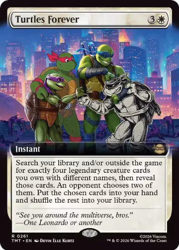 Turtles Forever (Extended Art) (261), Teenage Mutant Ninja Turtles — Magic card price
