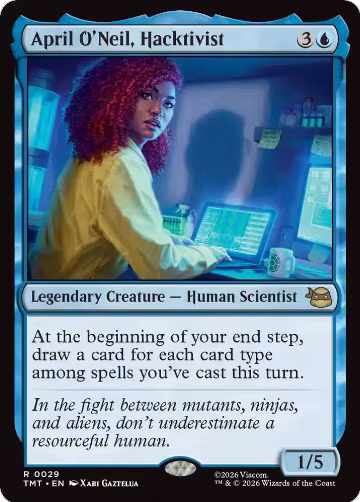 April O'Neil, Hacktivist (29), Teenage Mutant Ninja Turtles — Magic card price