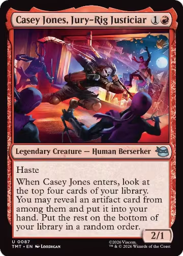 Casey Jones, Jury-Rig Justiciar (87), Teenage Mutant Ninja Turtles — Magic card price