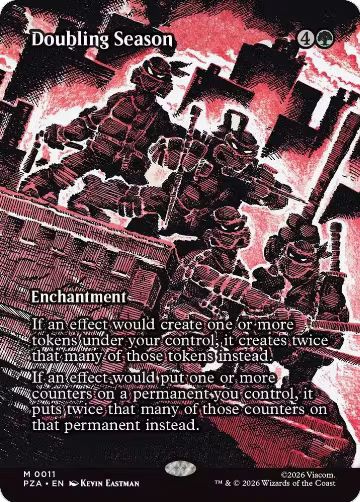 Doubling Season (Borderless) (11) — card price