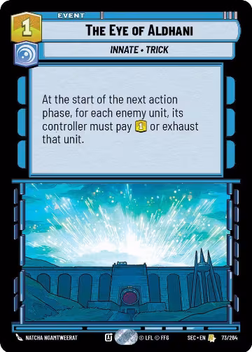 The Eye of Aldhani (73/264), Secrets of Power — Star Wars card price