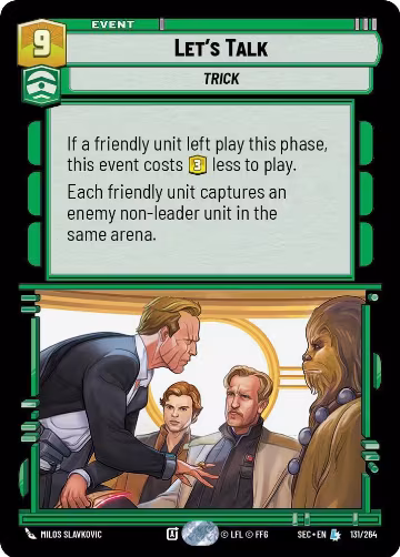 Let's Talk (131/264), Secrets of Power — Star Wars card price
