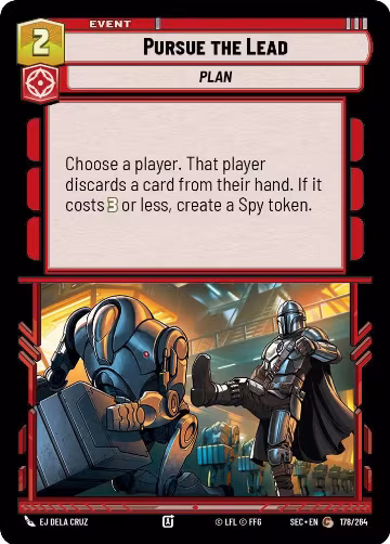 Pursue the Lead (178/264), Secrets of Power — Star Wars card price