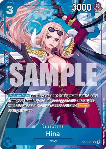 Hina (Premium Card Collection -Best Selection Vol. 5-) (OP12-051), One Piece Promotion Cards — One Piece card price