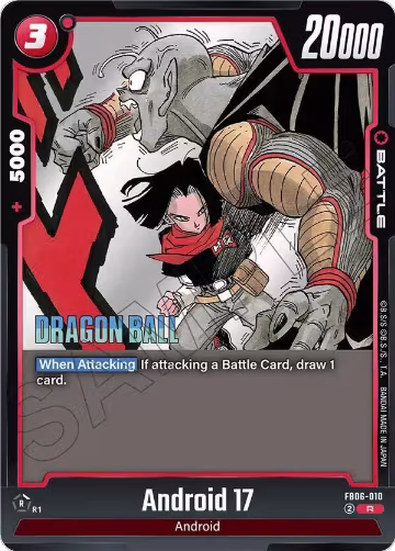 Android 17 - FB06-010 (FB06-010), Manga Booster 02 — DB Fusion card price
