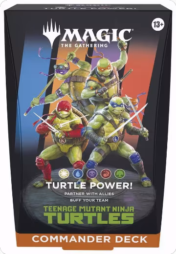 Teenage Mutant Ninja Turtles Commander Deck - Turtle Power!, Commander: Teenage Mutant Ninja Turtles — Magic sealed product price