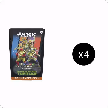 Teenage Mutant Ninja Turtles Commander Deck - Turtle Power! Case, Commander: Teenage Mutant Ninja Turtles — Magic sealed product price