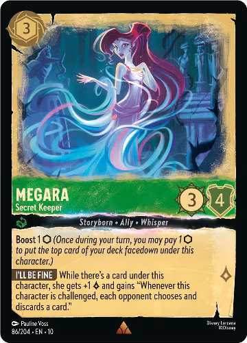 Megara - Secret Keeper (86/204), Whispers in the Well — Lorcana card price