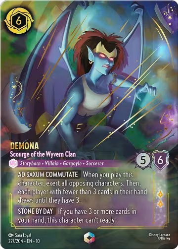 Demona - Scourge of the Wyvern Clan (Enchanted) (227/204), Whispers in the Well — Lorcana card price