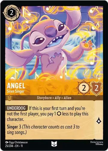 Angel - Siren Singer (25/204), Winterspell — Lorcana card price