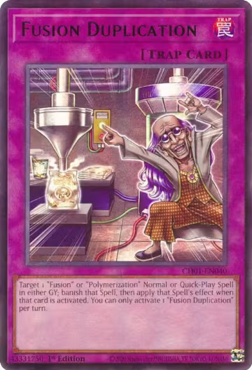 Fusion Duplication (CH01-EN040), THE CHRONICLES DECK: The Fallen & The Virtuous (All-Foil Edition) — Yu-Gi-Oh! card price
