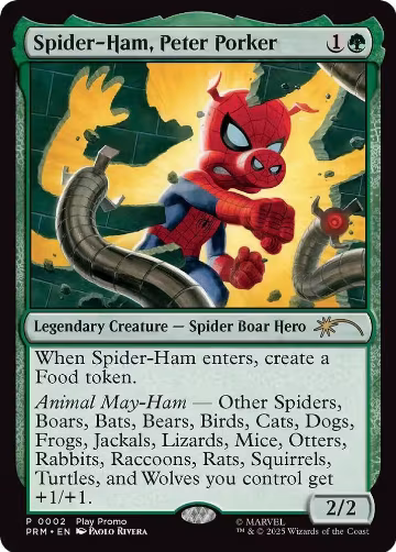 Spider-Ham, Peter Porker (2), Play Promos — Magic card price