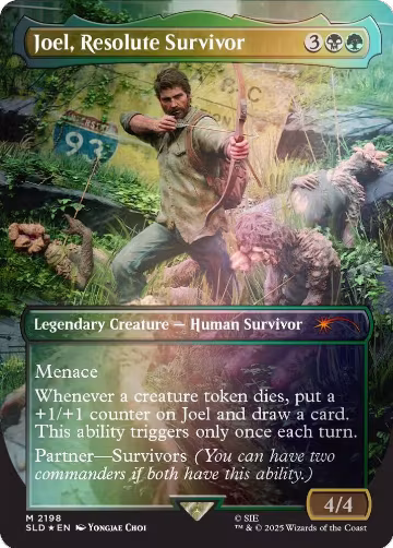 Joel, Resolute Survivor (Rainbow Foil) (2198), Secret Lair Drop Series — Magic card price