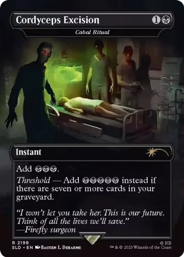 Cordyceps Excision - Cabal Ritual (2199), Secret Lair Drop Series — Magic card price