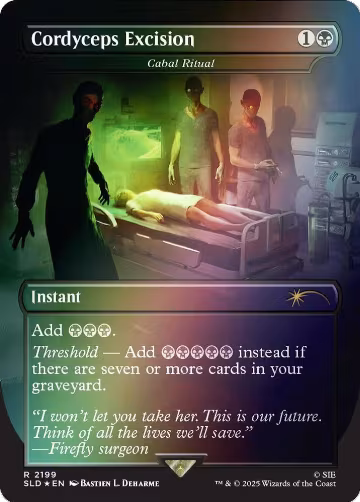 Cordyceps Excision - Cabal Ritual (Rainbow Foil) (2199), Secret Lair Drop Series — Magic card price