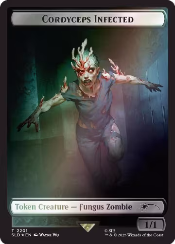 Cordyceps Infected Token (2201) (Rainbow Foil) (2201), Secret Lair Drop Series — Magic card price