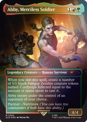 Abby, Merciless Soldier (Rainbow Foil) (2202), Secret Lair Drop Series — Magic card price