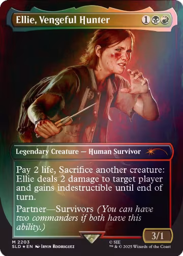 Ellie, Vengeful Hunter (Rainbow Foil) (2203), Secret Lair Drop Series — Magic card price