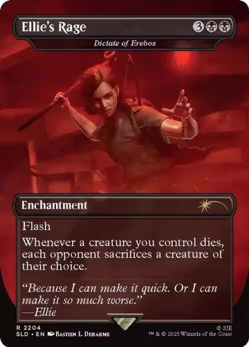 Ellie's Rage - Dictate of Erebos (2204), Secret Lair Drop Series — Magic card price