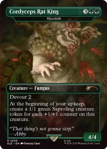 Cordyceps Rat King - Mycoloth (2205), Secret Lair Drop Series — Magic card price