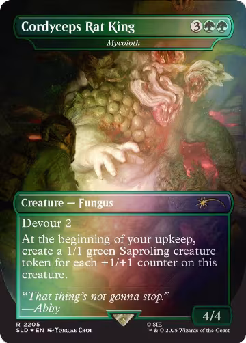 Cordyceps Rat King - Mycoloth (Rainbow Foil) (2205), Secret Lair Drop Series — Magic card price