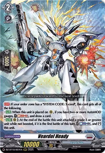 Veardol Heady (DZ-BT10/007EN), DZ-BT10: Dragonsoul Resonance — Vanguard card price
