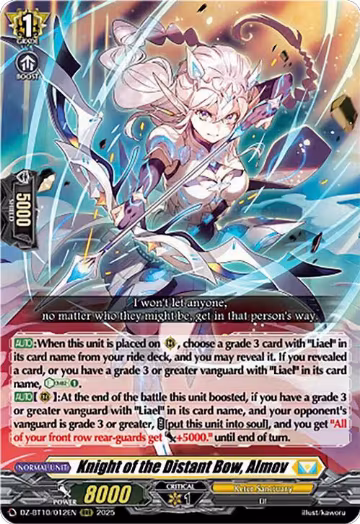 Knight of the Distant Bow, Almov (DZ-BT10/012EN), DZ-BT10: Dragonsoul Resonance — Vanguard card price