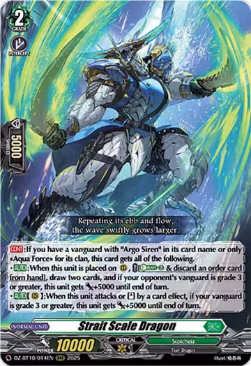 Strait Scale Dragon (DZ-BT10/014EN), DZ-BT10: Dragonsoul Resonance — Vanguard card price