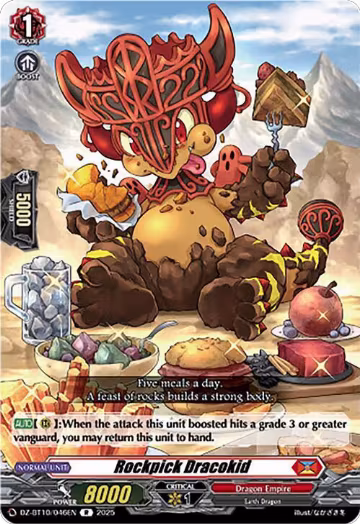 Rockpick Dracokid (DZ-BT10/046EN), DZ-BT10: Dragonsoul Resonance — Vanguard card price