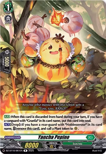 Yancha Pepino (DZ-BT10/061EN), DZ-BT10: Dragonsoul Resonance — Vanguard card price