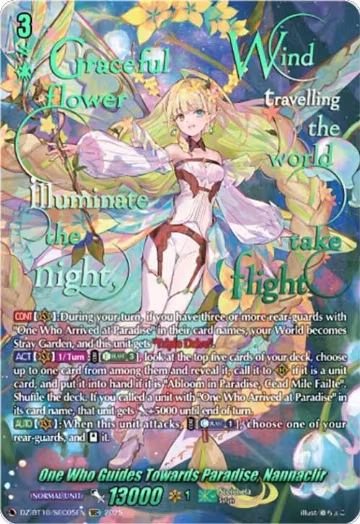 One Who Guides Towards Paradise, Nannaclir (SEC) (DZ-BT10/SEC05EN) — card price