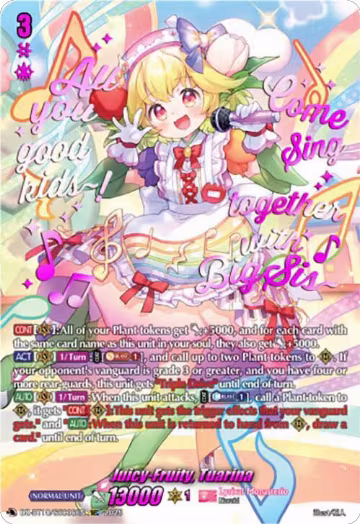 Juicy-Fruity, Tuarina (SEC) (DZ-BT10/SEC06EN), DZ-BT10: Dragonsoul Resonance — Vanguard card price