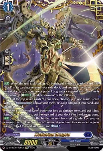 Tickdown Dragon (FFR) (DZ-BT10/FFR06EN), DZ-BT10: Dragonsoul Resonance — Vanguard card price