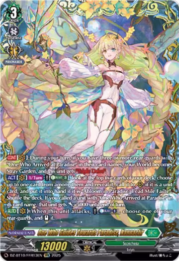 One Who Guides Towards Paradise, Nannaclir (FFR) (DZ-BT10/FFR13EN), DZ-BT10: Dragonsoul Resonance — Vanguard card price