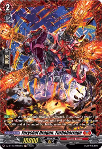 Furyshot Dragon, Turbobarrage (FR) (DZ-BT10/FR06EN), DZ-BT10: Dragonsoul Resonance — Vanguard card price