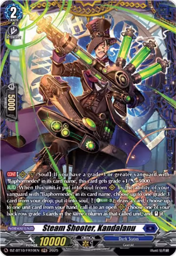 Steam Shooter, Kandalanu (FR) (DZ-BT10/FR10EN), DZ-BT10: Dragonsoul Resonance — Vanguard card price