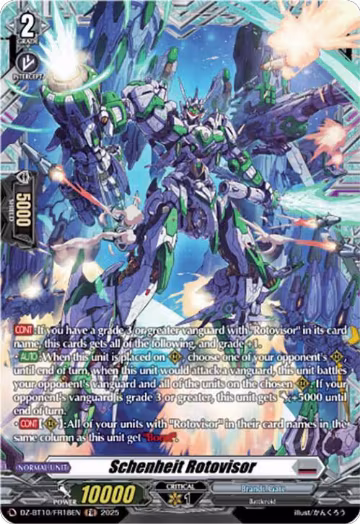 Schenheit Rotovisor (FR) (DZ-BT10/FR18EN), DZ-BT10: Dragonsoul Resonance — Vanguard card price