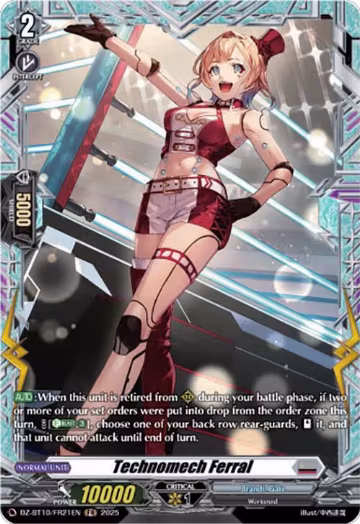 Technomech Ferral (FR) (DZ-BT10/FR21EN), DZ-BT10: Dragonsoul Resonance — Vanguard card price