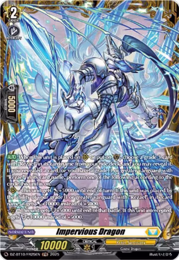 Impervious Dragon (FR) (DZ-BT10/FR25EN), DZ-BT10: Dragonsoul Resonance — Vanguard card price