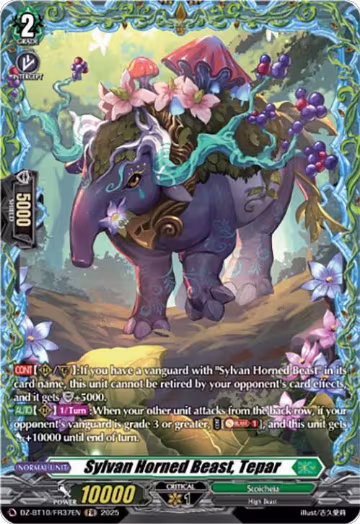 Sylvan Horned Beast, Tepar (FR) (DZ-BT10/FR37EN), DZ-BT10: Dragonsoul Resonance — Vanguard card price