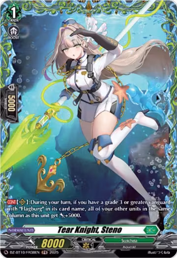 Tear Knight, Steno (FR) (DZ-BT10/FR38EN), DZ-BT10: Dragonsoul Resonance — Vanguard card price