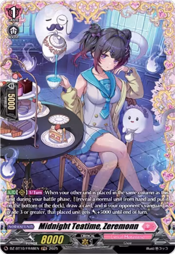 Midnight Teatime, Zeremonn (FR) (DZ-BT10/FR48EN), DZ-BT10: Dragonsoul Resonance — Vanguard card price
