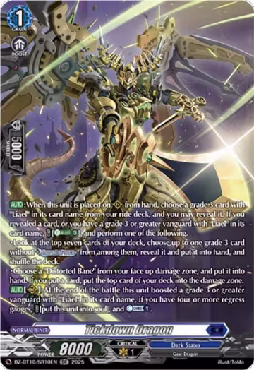 Tickdown Dragon (SR) (DZ-BT10/SR10EN), DZ-BT10: Dragonsoul Resonance — Vanguard card price