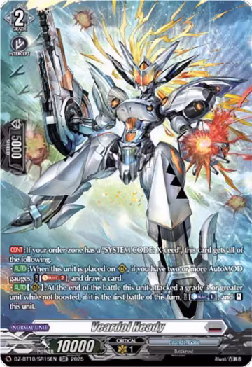 Veardol Heady (SR) (DZ-BT10/SR15EN), DZ-BT10: Dragonsoul Resonance — Vanguard card price